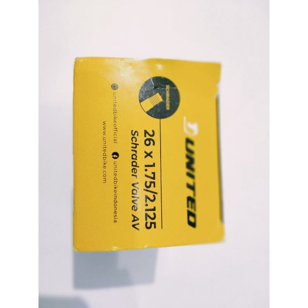 Ban Dalam United 26 x 1.75 / 2.125