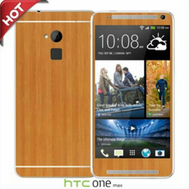 Garskin/Skin HTC One Max Original - Motif Wood Leather