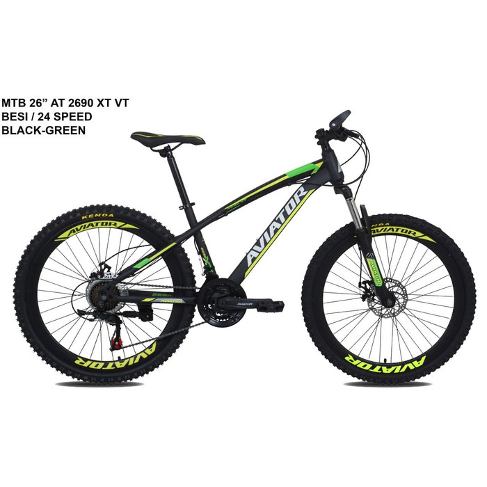 SEPEDA MTB 26IN AVIATOR 2690 RS VELG TINGGI NEW