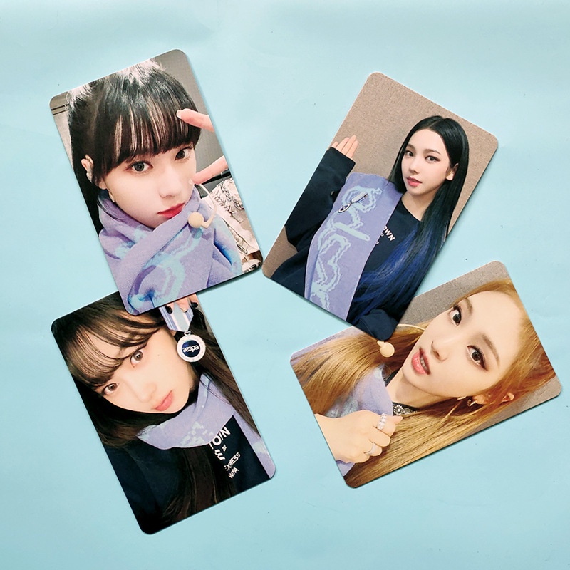 SMTOWN 4 Pcs / set Kartu Pos Polaroid Kecil