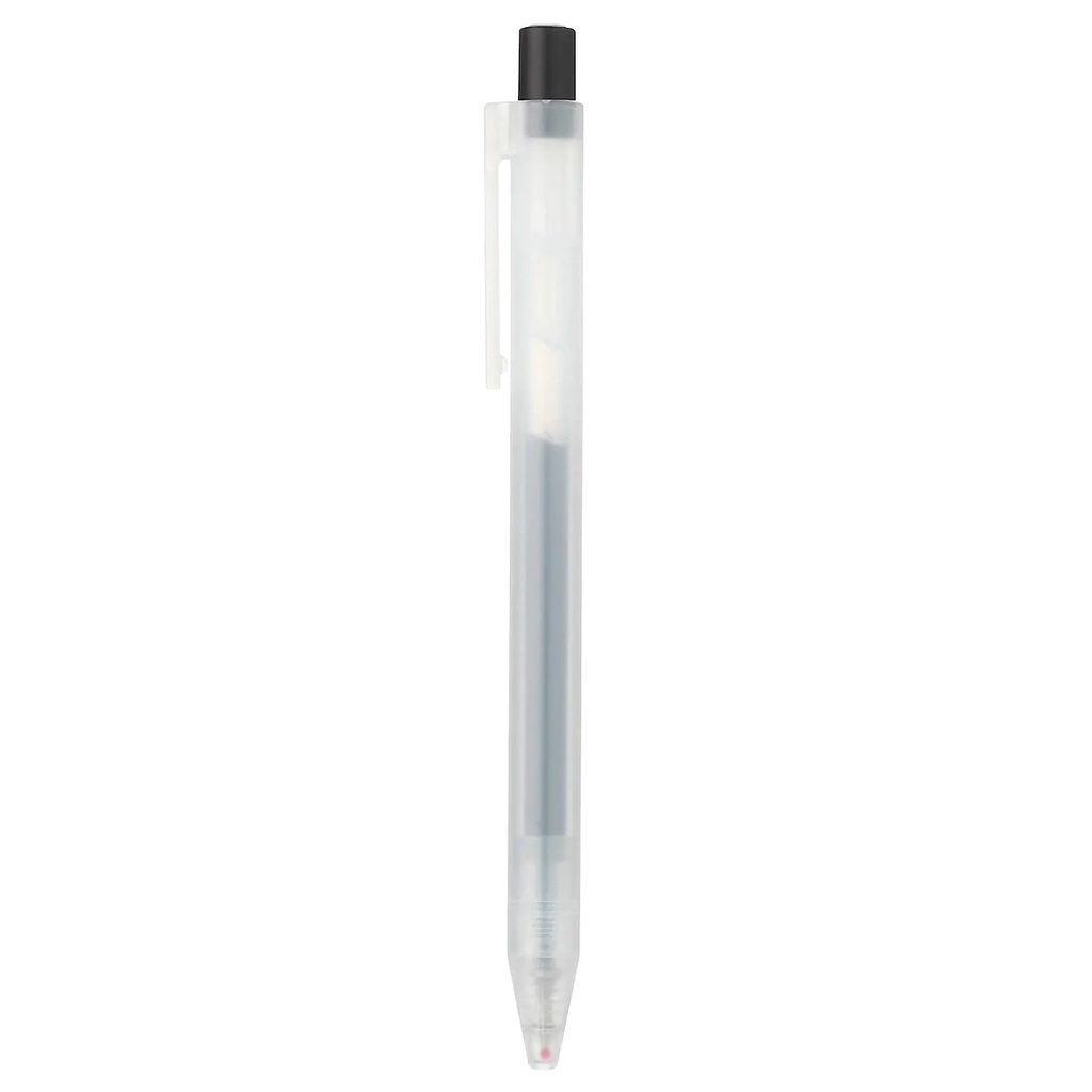

qwe Muji Knock Type Gel Ink Pen 0.3mm 0.5mm Pulpen Orinal Muji Jepang