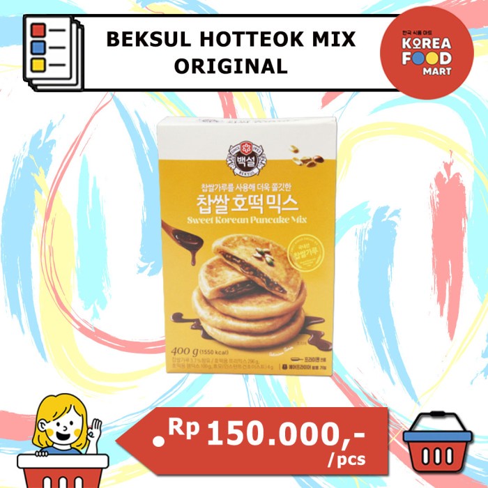 

✨COD✨ BEKSUL HOTTEOK MIX / STUFFED PANCAKE MIX / KOREAN SWEET PANCAKE - ORIGINAL