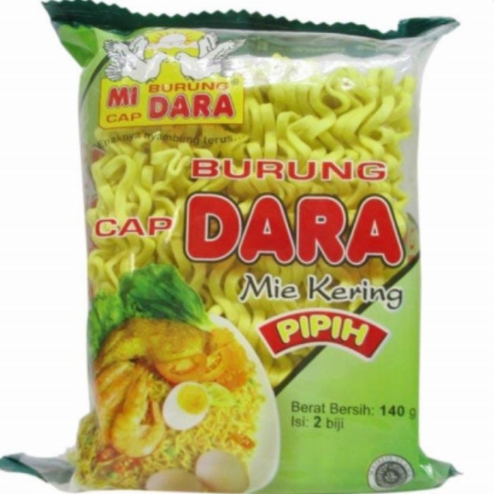 

makanan mie burung dara mie renteng pipih 140gr