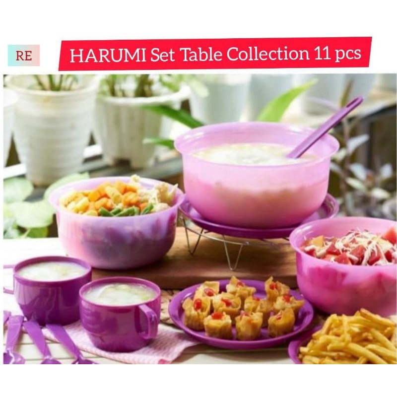 Tempat Makam set Harumi 11 Pcs/Wadah Makanan Serbaguna