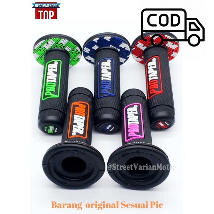 COD Handgrip Motor Protaper Karet - MERAH - BIRU