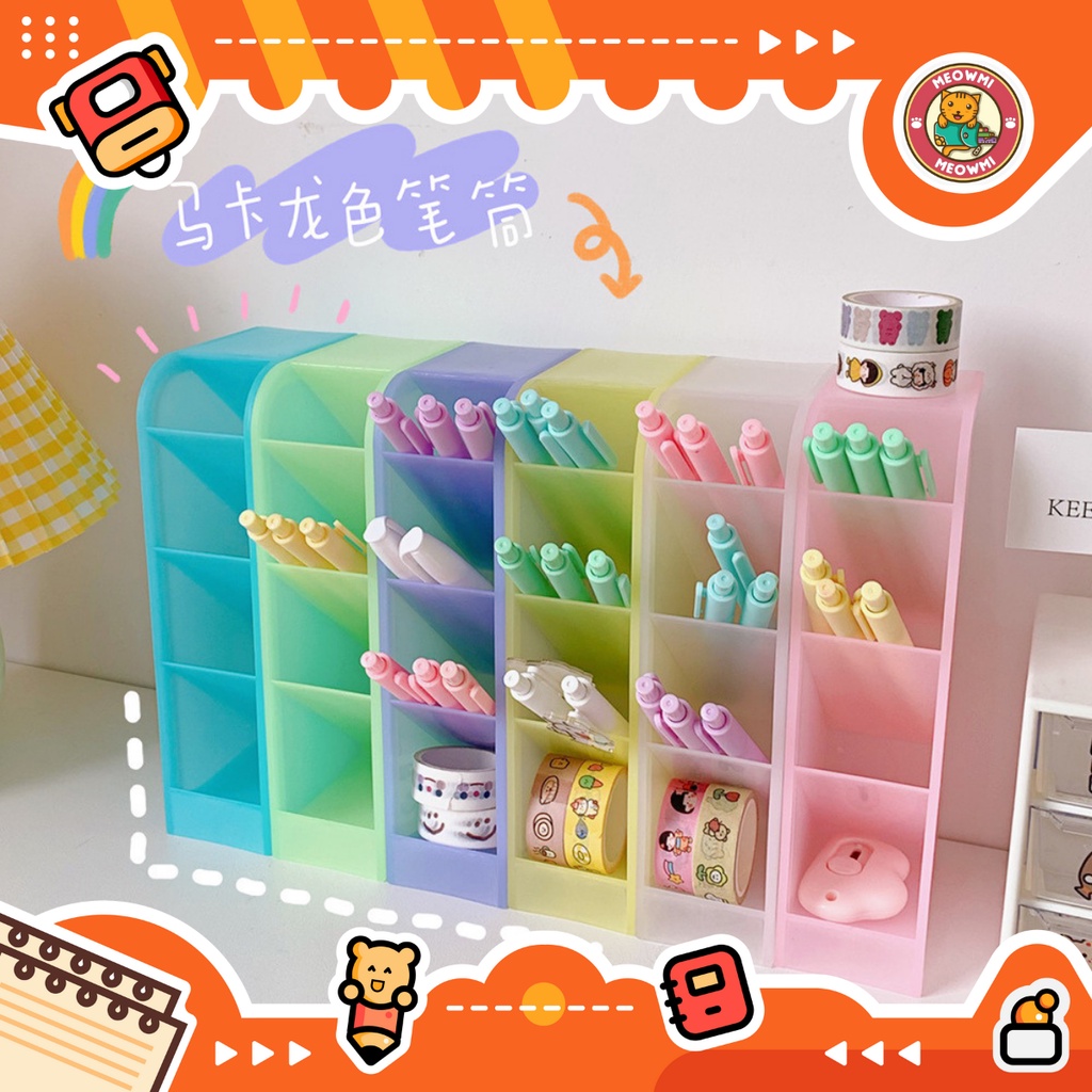 

Rak Organizer Pulpen Warna Pastel Macaron OB0029