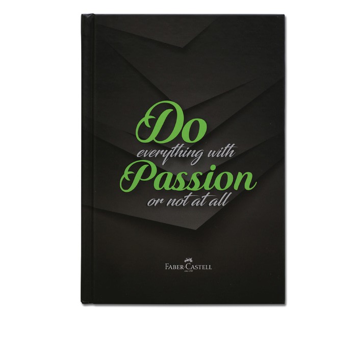 

Faber-Castell Notebook Book Paper (Do Everything with Passion or Not at All) 60gr