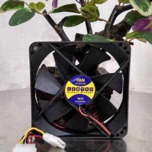 Fan Casing PC CENTRO Hitam 12Cm