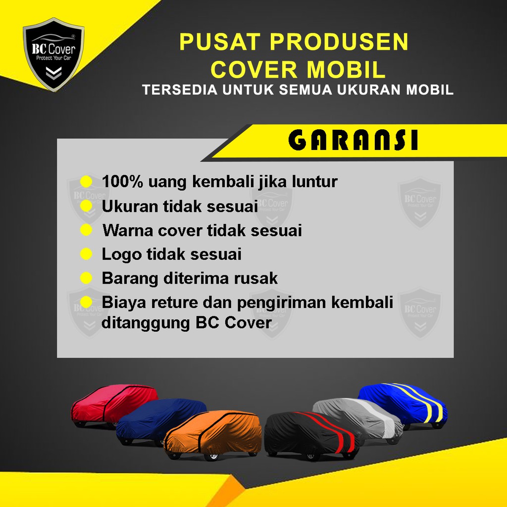 Body Cover Sarung Mobil Innova Fortuner Pajero Xtrail Panther Serena Odyssey Tucson Inova Terrano