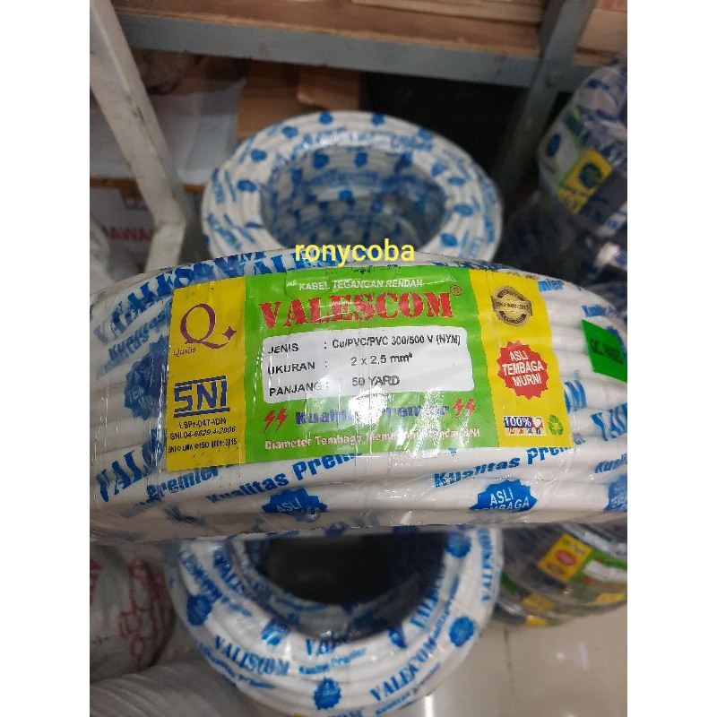 kabel NYM 2x2,5mm SNI VALESCOM