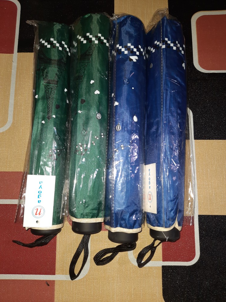 Payung Lipat 3 Paris Love 10jari Jumbo