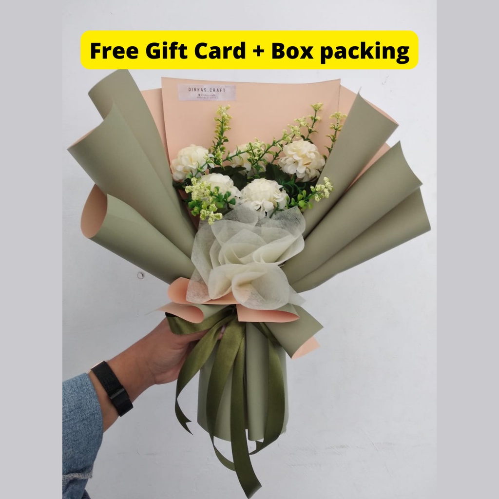 

Buket bunga artificial murah / buket hadiah / buket wisuda murah