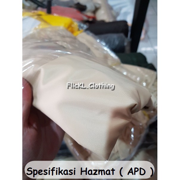 Hazmat suit baju Alat Pelindung Diri (APD) coverall hazmat suit