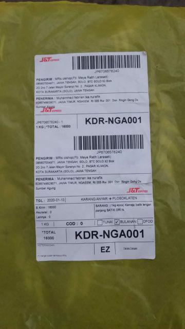 (1kg=4pcs) Kemeja Batik Lengan Panjang Batik Ori Nareswari Panji Asmara Batik Solo Seragam Batik