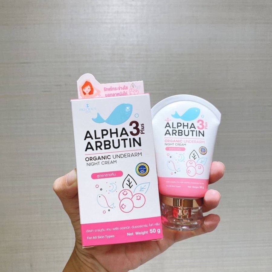 [ Cream Ketiak ] Alpha Arbutin 3 Plus Organic Underarm Night Cream