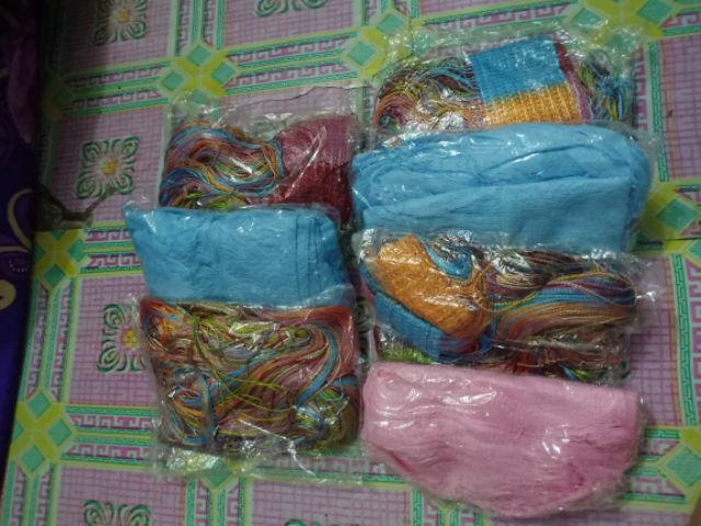 Tirai Benang Rainbow Tirai Benang Warna Warni