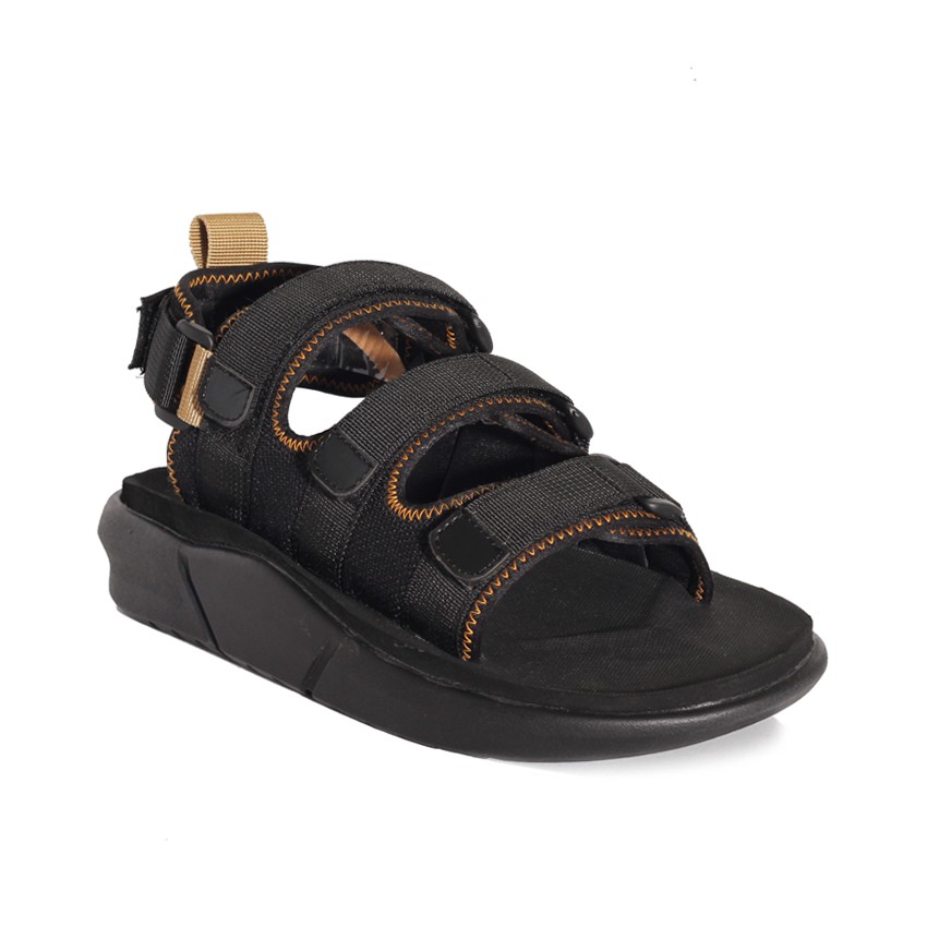 Ashurra Ocean Full Black | Sandal Gunung Original Santai Kasual Pria Cowok Sendal | FORIND Lvnatica