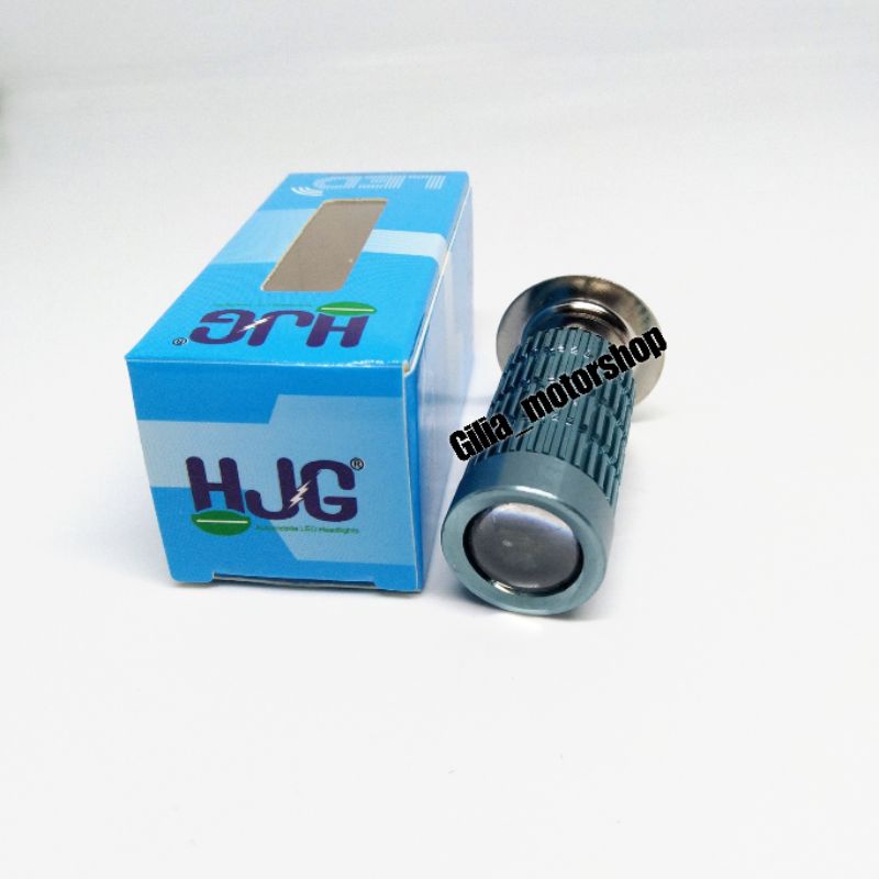 Lampu Utama LED H6 LASER Hi Loo Dual Colour H6 Supersonic HJG - 2 Warna untuk Motor Matic dan Bebek AC DC Jauh dekat