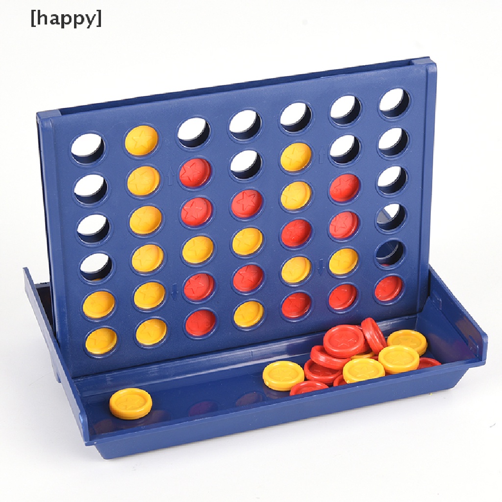 Ha 1pc Mainan Board Game Connect 4 In A Line Untuk Edukasi Anak