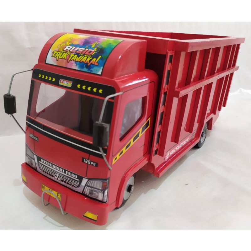 MAINAN TRUK OLENG JUMBO miniatur truk oleng mobilan kayu miniatur mobil kayu