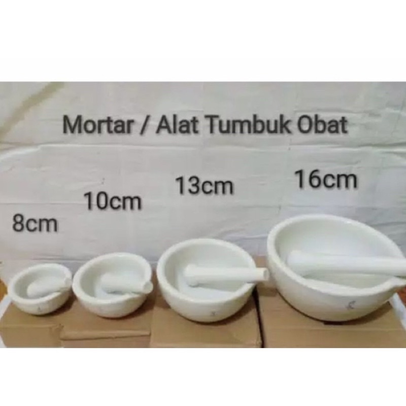 MORTIR + STAMPER UKURAN 13 CM / MORTIR / MORTAR / LUMPANG ALU / MORTAR ALU / MORTIR PENGGERUS OBAT