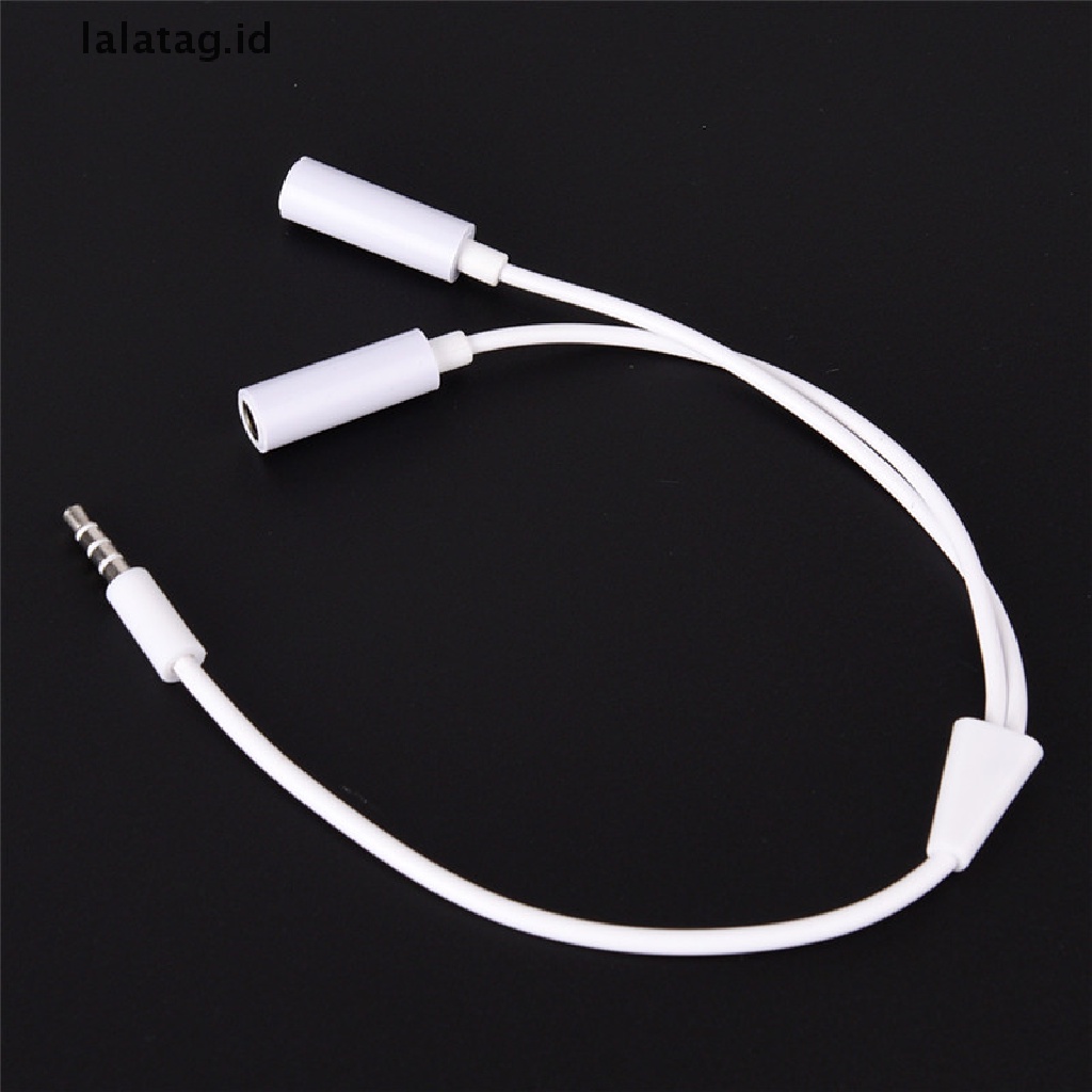 (Flyag) Kabel Adapter Splitter Audio AUX 3.5mm Male Ke Female Untuk Earphone / Headphone