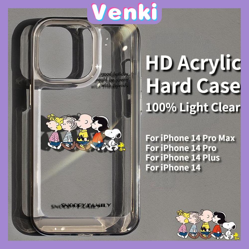 iPhone Case HD Acrylic High Quality Hard Case Clear Case Metal Button Protection Camera Shockproof Cartoon Cute Compatible For iPhone 14 Pro Max 14 Plus 13 Pro Max 12 11 XR 7Plus