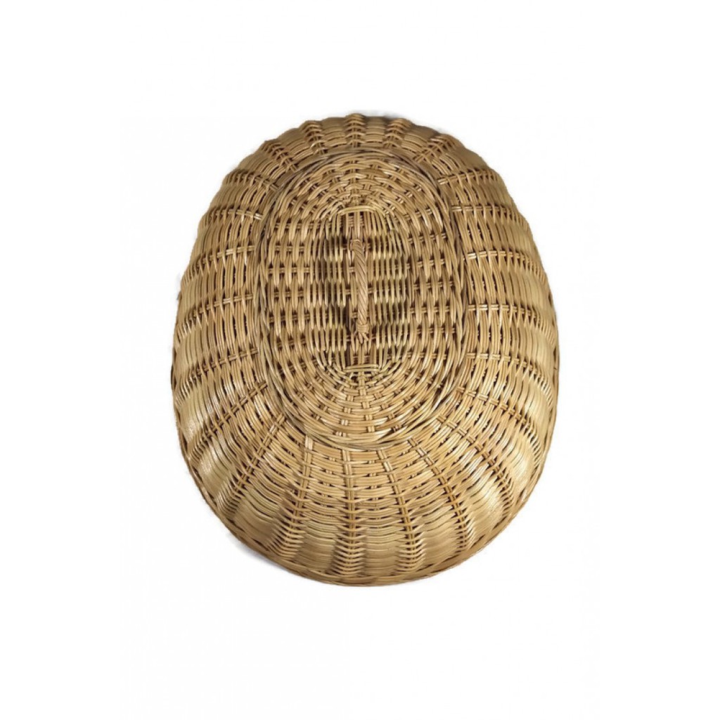 Kerajinan Tanagan Rotan - Tudung Saji Oval Besar - 65x52x25cm