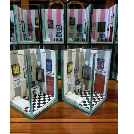 [PROMO KGW65] virall.. aquarium unik kamar ikan cupang / akuarium unik ikan cupang / soliter kosan i