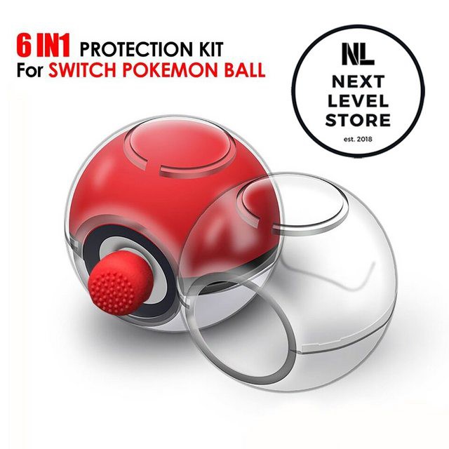 6 in 1 Poke Ball Plus Protective Crystal Case Nintendo KJH Original