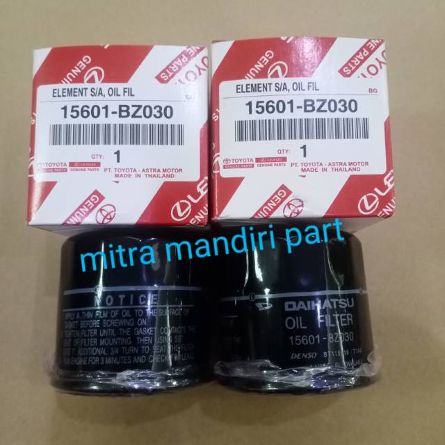 Filter oil daihatsu agya ayla