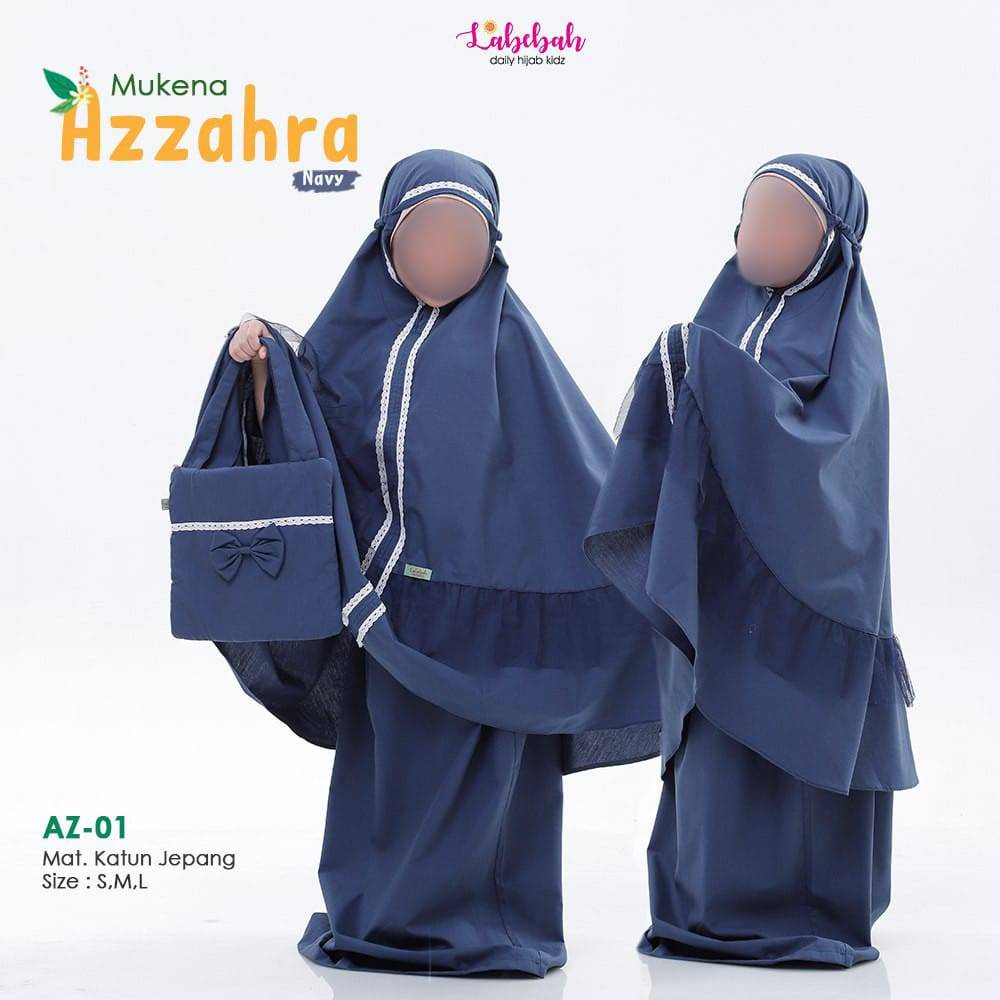Mukena Azzahra / Mukena Polos Anak 3-5 tahun