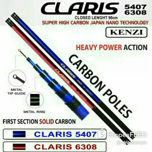 TEGEK KENZI CLARIS 540 CEMEDAR BARONANG CARBON