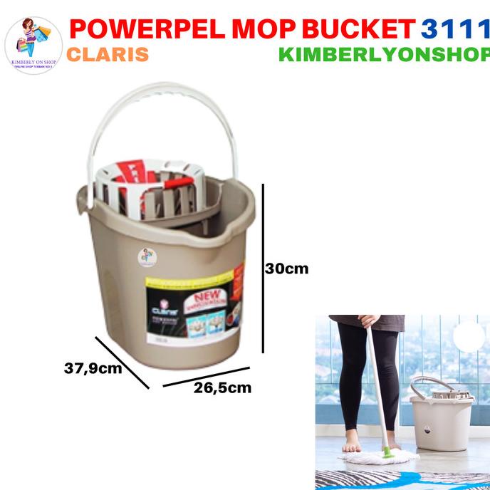 Kimberlyonshop Ember Pel Powerpel Mop Bucket 13 Ltr 3111 Claris