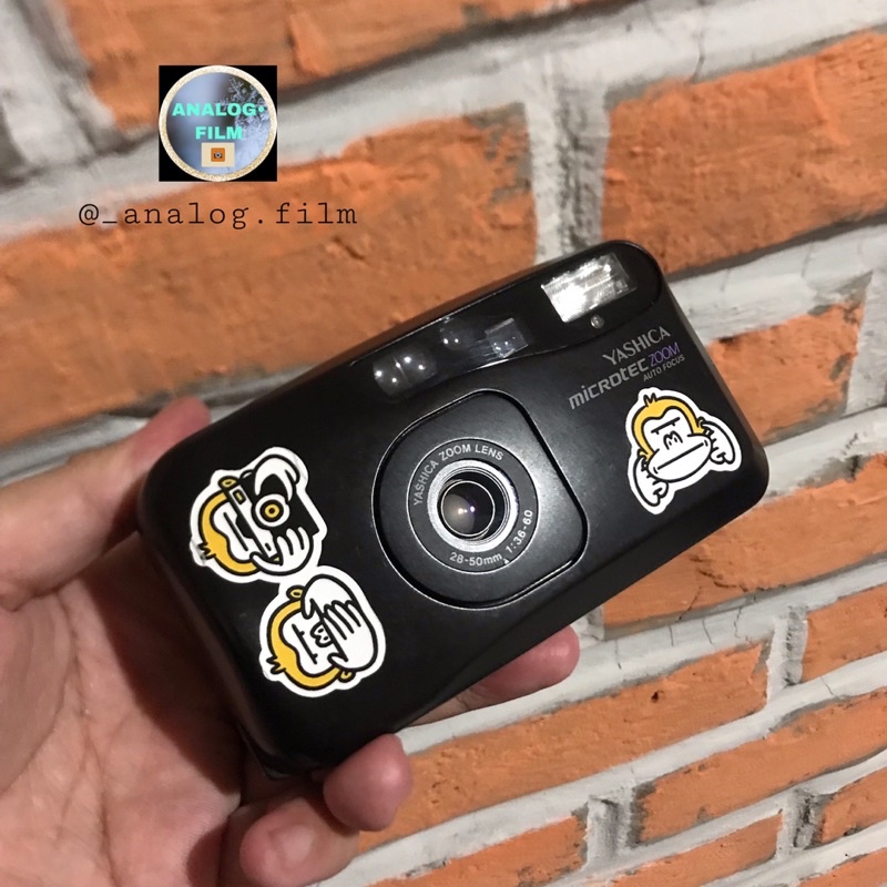 KAMERA ANALOG YASHICA MICROTEC ZOOM AF MINI / YASHICA ZOOMTEC MINI AUTO FOCUS. ALL NORMAL (like olym