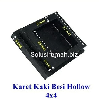 Image of Kaki Karet Holo Hollow 4x4 1biji
