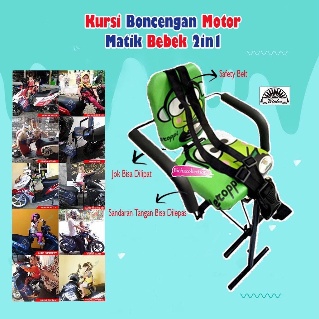 Promo produk terlaris dudukan bayi di atas depan motor matik kursi boncengan anak di motor