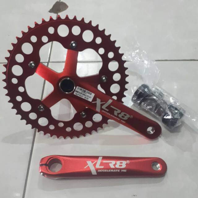 Crank folding ht2 xlr8 53t single bulat