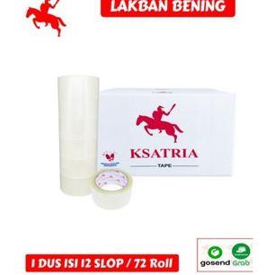 

Lakban Bening 48Mm X 70Yard X 45Mic . Ukuran Asli Harga Per Dus Fauzinarman