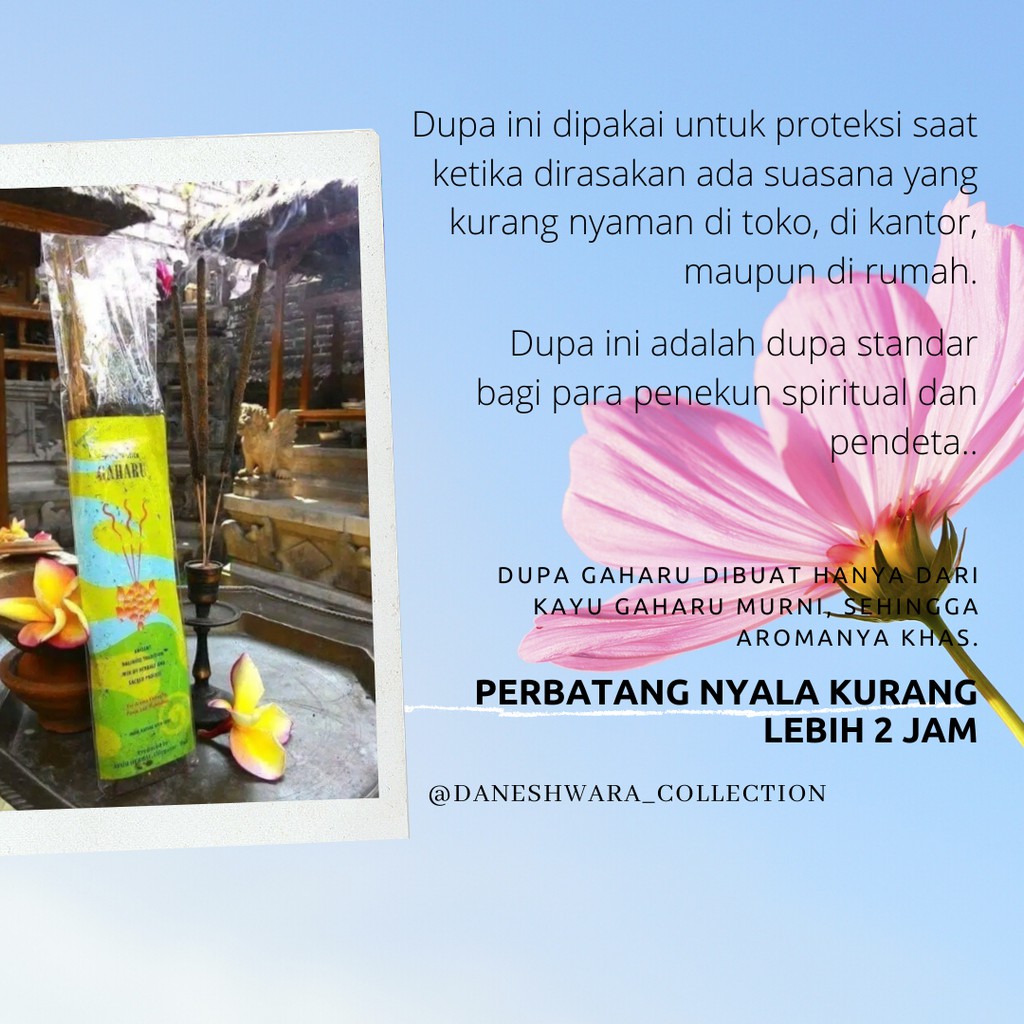 DUPA AYUR GAHARU, HERBAL - KUALITAS PREMIUM