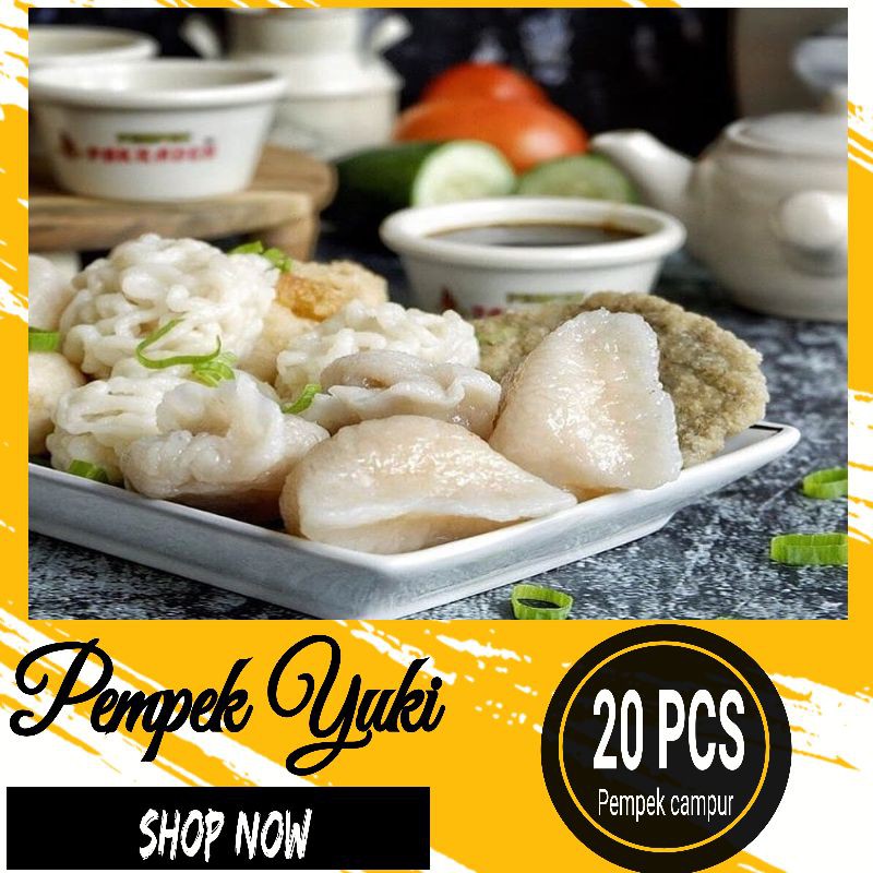 

PEMPEK YUKI-PEMPEK PALEMBANG ASLI-PEMPEK IKAN TENGGIRI-PAKET PEMPEK 20 PCS