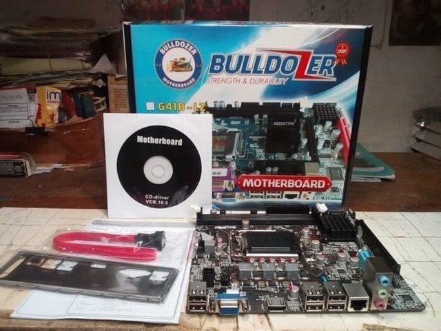 MOTHERBOARD H61 DDR3 1155 BULLDOZER garansi 1 TAHUN