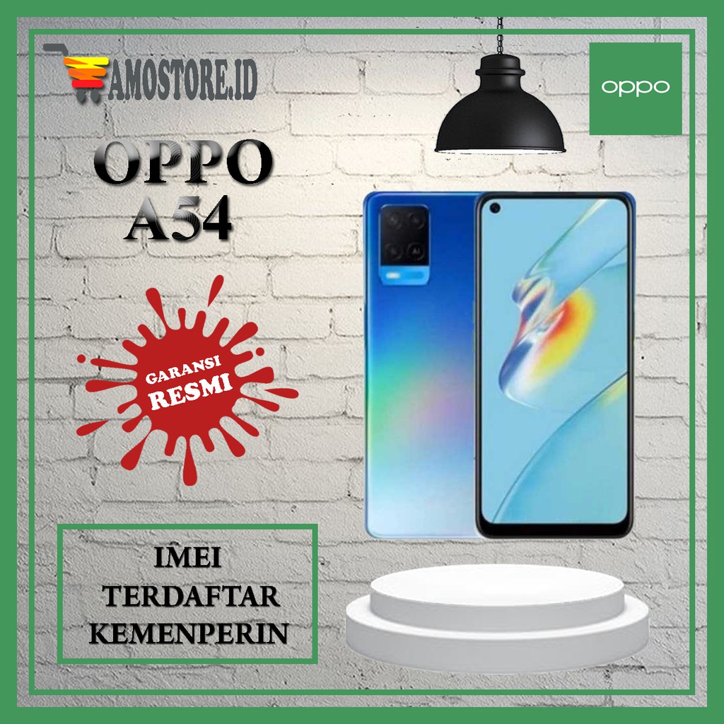 HP OPPO A54 A 54 RAM 4/64GB , 4/128GB , & 6/128GB NEW 100% ORI GARANSI RESMI OPPO INDONESIA