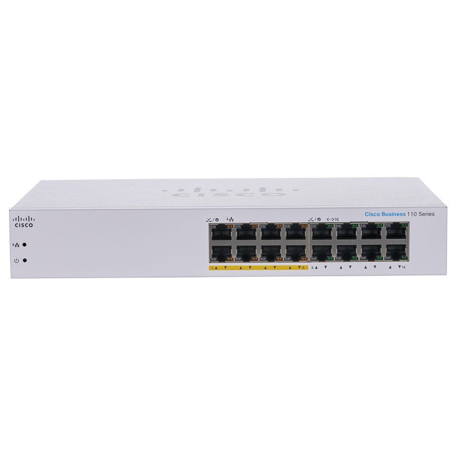 CISCO CBS110-16PP-EU 110 Series Bussiness Unmanaged Switch