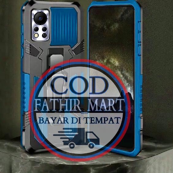 CASE INFINIX HOT 11S NFC CASING  BACK KLIP HARD CASE ROBOT NEW  2K6