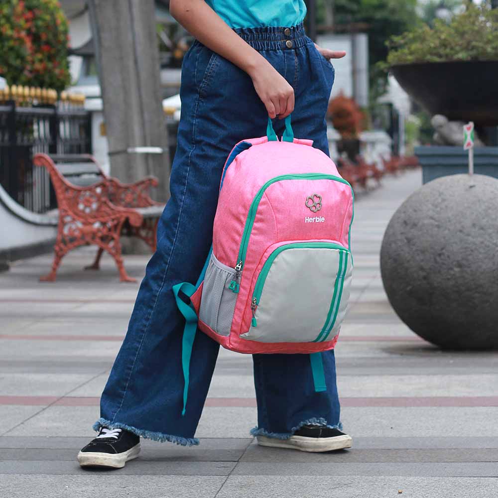 tas ransel wanita murah,tas backpack wanita,tas sekolah murah,tas kuliah murah,tas ransel laptop wanita+raincoat ASN172