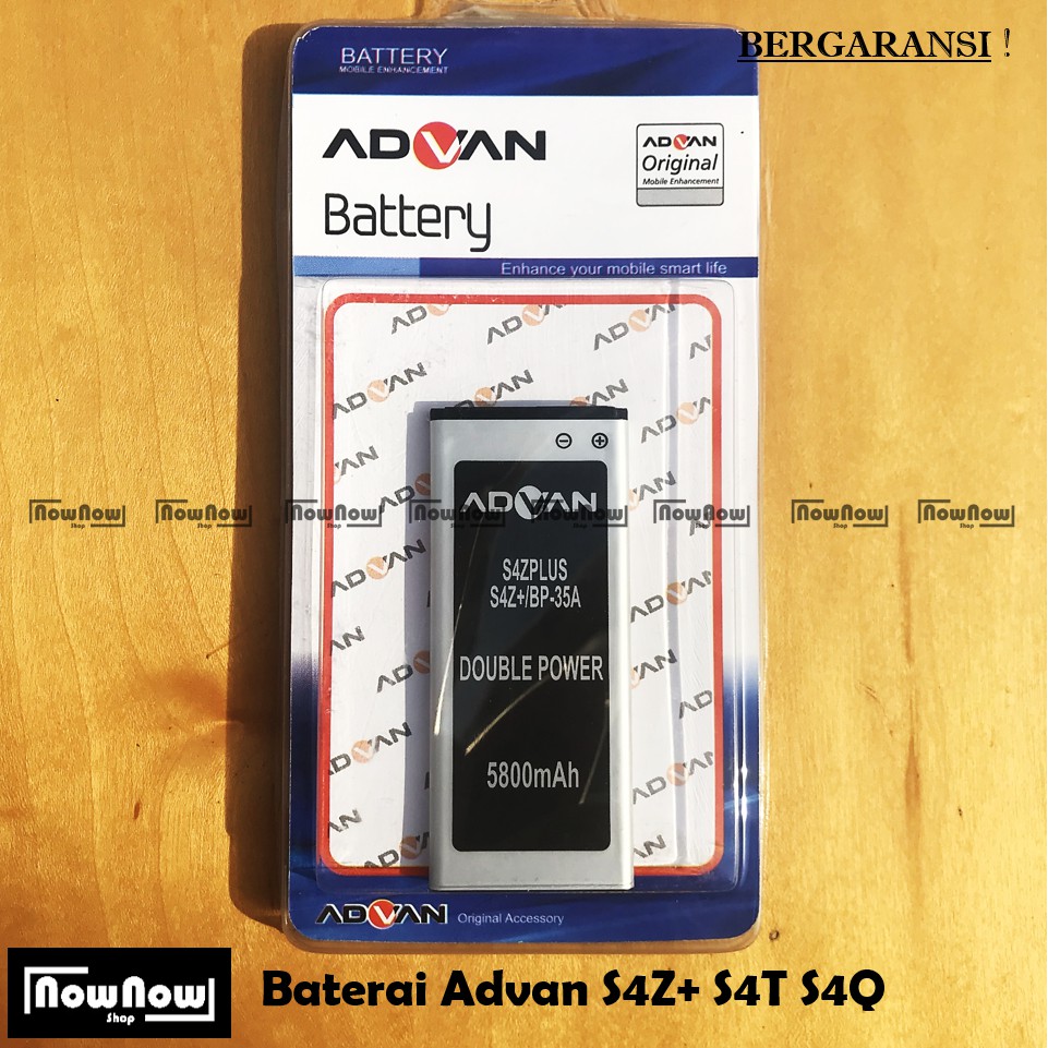 Baterai Advan S4Z Plus S4T S4Q Original Double Power Batre Batrai Battery HP