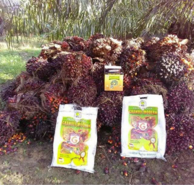 PUPUK TANAMAN SAWIT ORGANIK GRANULE MODERN SUPERNASA 10 KG