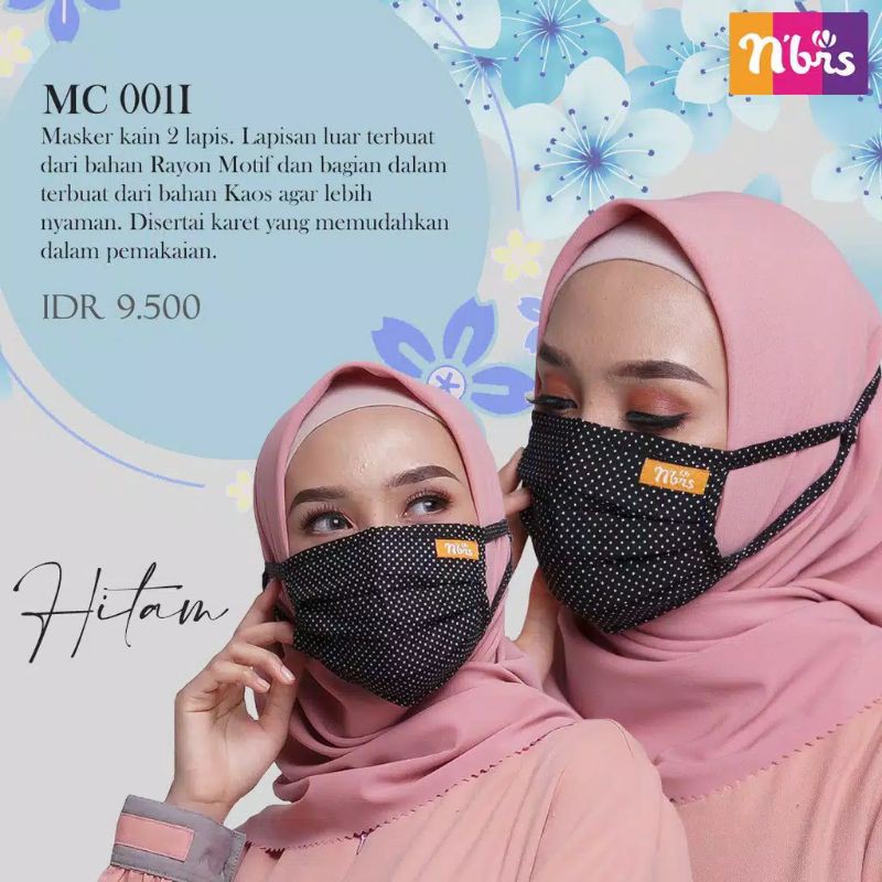 Masker NIBRAS Full Karet MC 001I / 001 L