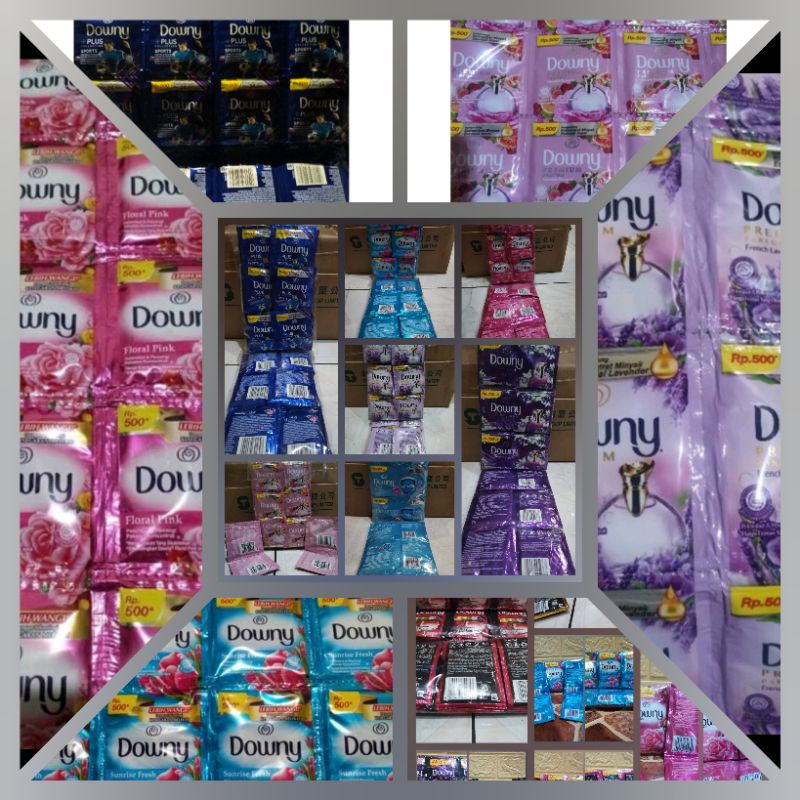 DOWNY @1 000 &amp; @500 SACHET 10ml x 24 &amp; 20ML X 12 PCS Rencengan &amp; Repack